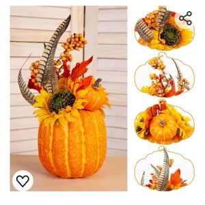 HAKACC ARTIFICIAL PUMPKIN FALL/THANKSGIVING DAY DECORATION